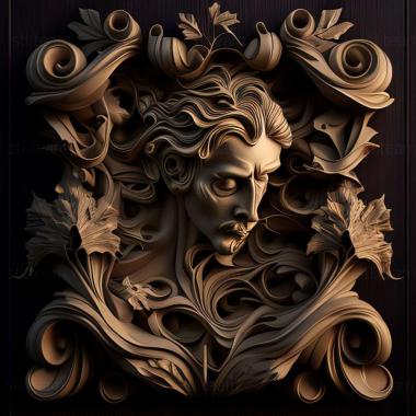 3D model baroque (STL)